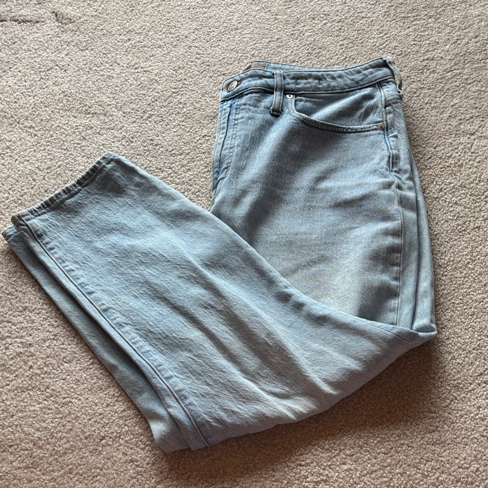 MADEWELL | The Curvy‎ Perfect Vintage Jean, light wash, size 32